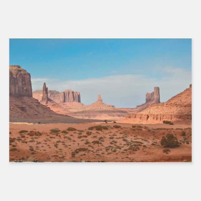 western desert wrapping paper sheets (Front)