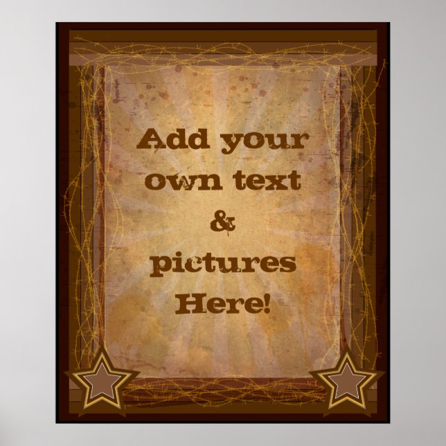 western design poster (Front)