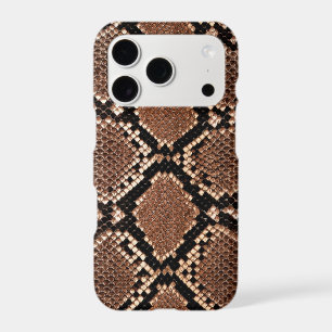 Western Diamondback Rattlesnake Skin iPhone 17 Pro Case