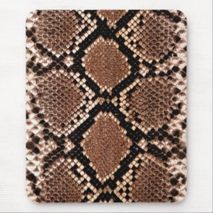 Western Diamondback Rattlesnake Skin Mouse Pad