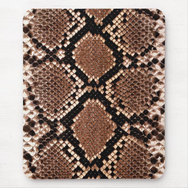 Western Diamondback Rattlesnake Skin Mouse Pad (Front)