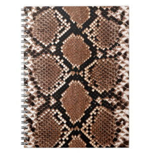 Western Diamondback Rattlesnake Skin Notebook