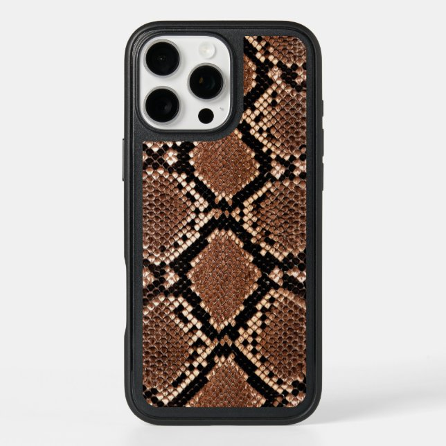 Western Diamondback Rattlesnake Skin Otterbox iPhone Case (Back)