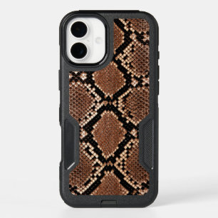 Western Diamondback Rattlesnake Skin iPhone 16 Plus Case