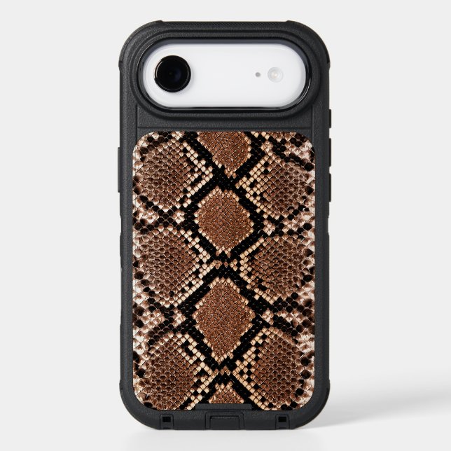 Western Diamondback Rattlesnake Skin Otterbox iPhone Case (Back)