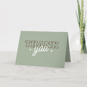 Western Dirty Thirty Cowgirl 30th Birthday Party Thank You Card