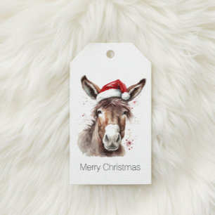 Western Donkey Present Finishing Touch Gift Tags