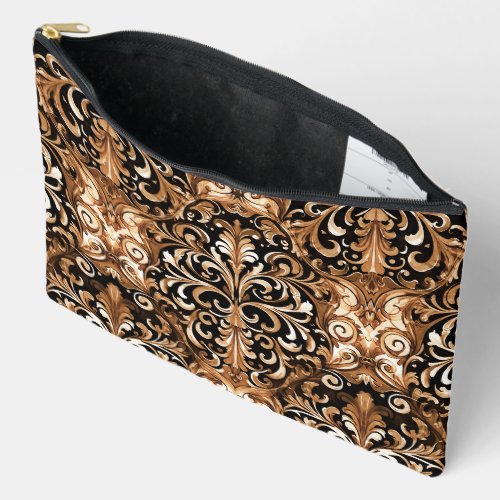 Western Embossed Leather Look Design Accessory Pouch
