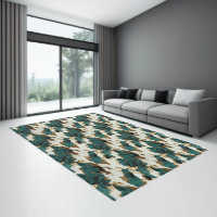 Western Emerald Gold White Cowhide