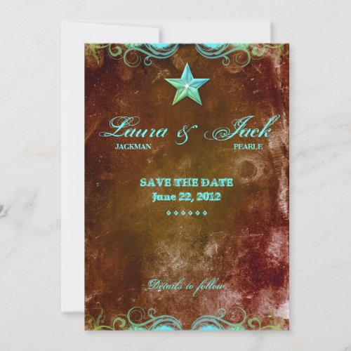 Western Engagement Announcement Blue Brown Star