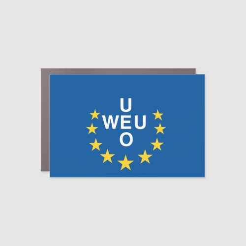 Western European Union Car Magnet