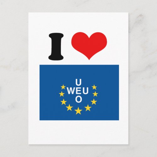 Western European Union Postcard