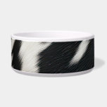 Western Farm Cowhide Bowl<br><div class="desc">Western Farm Cowhide black white Cowboy/Cowgirl</div>
