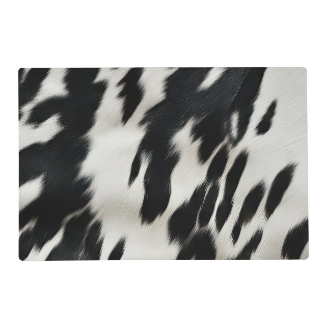 Western Farm Cowhide  Placemat (Front)