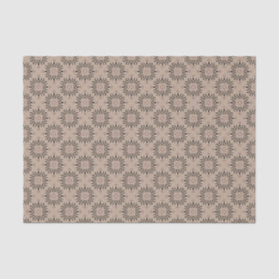 Western Filigree Lace Taupe Black Tissue Paper