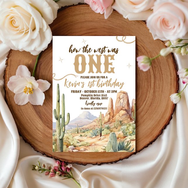 Western First Birthday Invitation (Creator Uploaded)