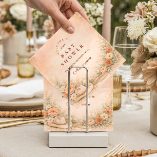 Western Floral Baby Shower Napkins