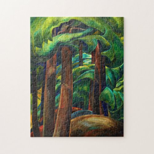 Western Forest 1931 by Emily Carr Jigsaw Puzzle