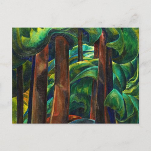 Western Forest 1931 by Emily Carr Postcard