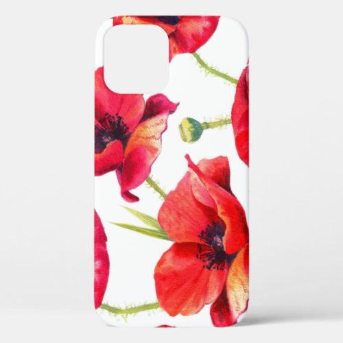 Western Front Poppies iPhone 12 Case