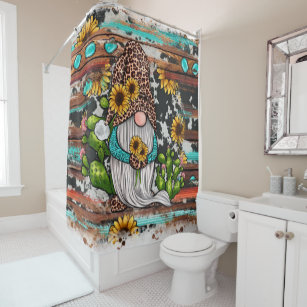 turquoise western bathroom decor