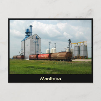 Western Grain Elevator Postcard