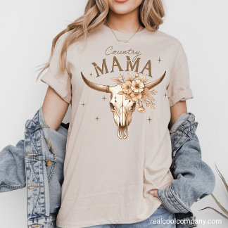 Western Graphic T-Shirt - Country Mama Tri-Blend Shirt
