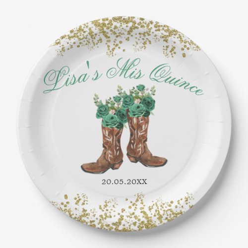 Western Green Hunter Charra Mis Quince Paper Plate