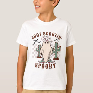 Western Halloween Boot Scootin Spooky T-Shirt