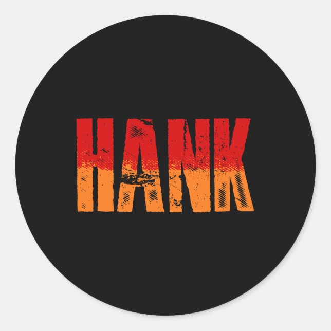Western Hank Folk Style Line Dancing Country Music Classic Round Sticker (Front)