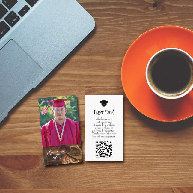 Western Hat and Lasso Graduation Pizza Fund card (Creator Uploaded)