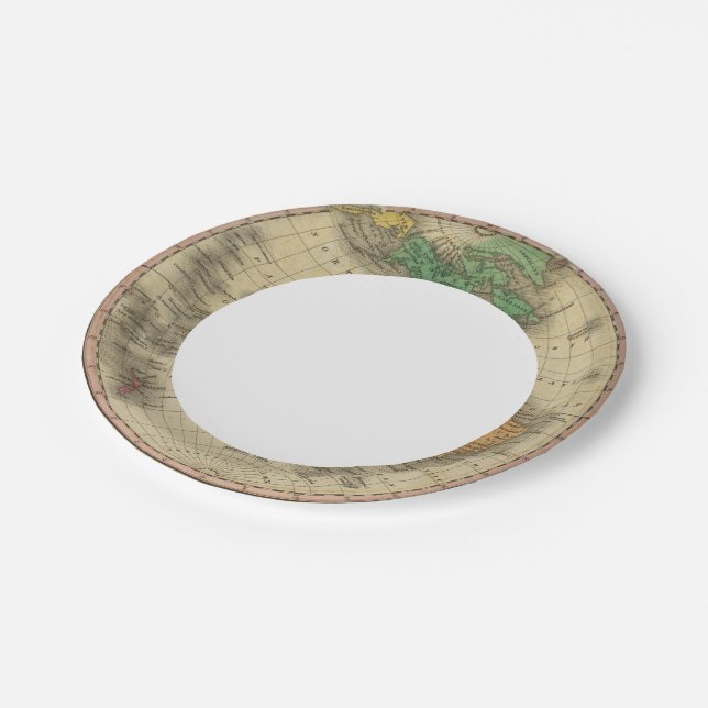Western Hemisphere 16 Paper Plates (Angled)