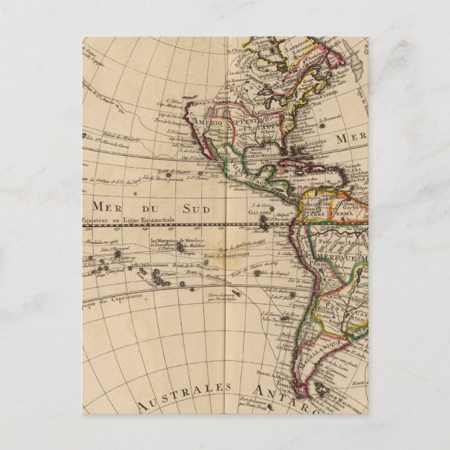 Western Hemisphere 3 Postcard (Front)