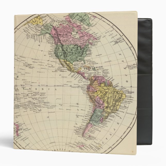 Western Hemisphere 3 Ring Binder (Front/Inside)