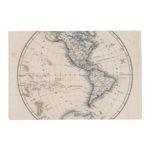 Western Hemisphere 6 Placemat