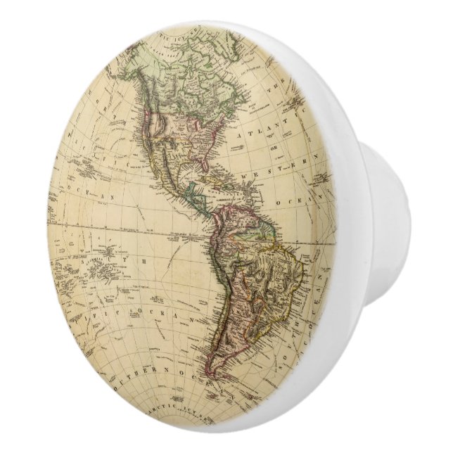 Western Hemisphere 8 Ceramic Knob (Right)