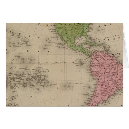 Western Hemisphere 9 Cards (Front Horizontal)
