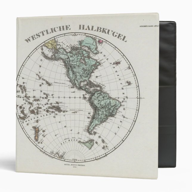 Western Hemisphere Atlas Map Binder (Front/Inside)