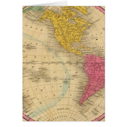 Western Hemisphere Cards (Front)