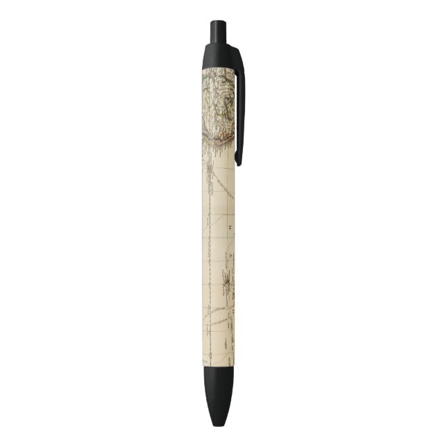 Western Hemisphere Circular Map Pen (Bottom (Vertical))