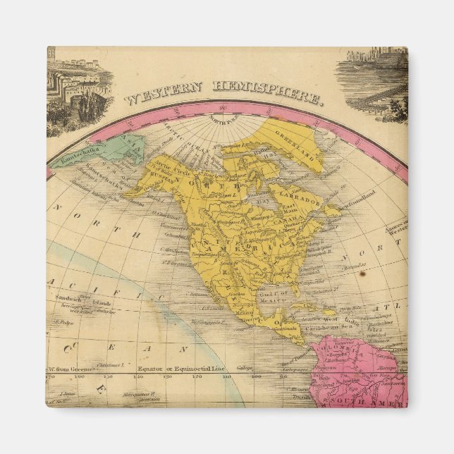 Western Hemisphere Magnet (Front)