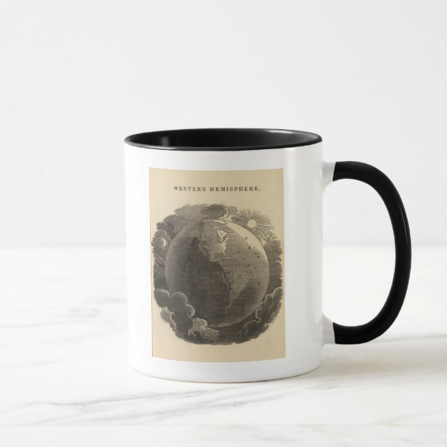 Western Hemisphere Map by Goodrich Mug (Right)