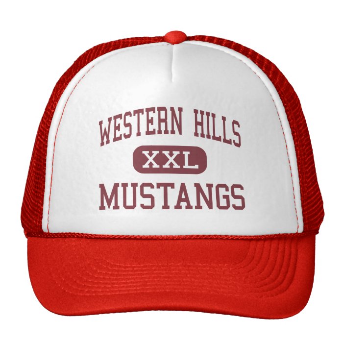 Western Hills   Mustangs   High   Cincinnati Ohio Hat