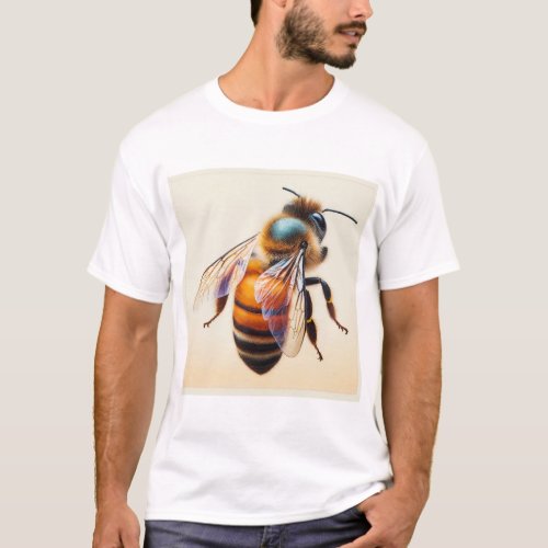 Western Honeybee IREF1615 1 _ Watercolor T_Shirt