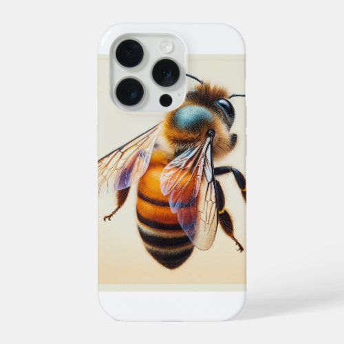 Western Honeybee IREF1615 _ Watercolor iPhone 15 Pro Case