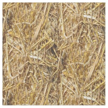 Western Horse/cow Bale Of Hay Print Fabric by RODEODAYS at Zazzle