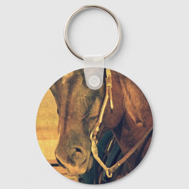 Western Horse Keychain (Front)