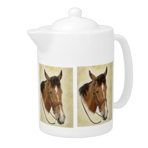 Western Horse Teapot