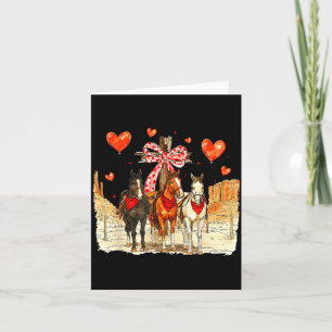 Western Horse Valentine Funny Western Valentines D Card