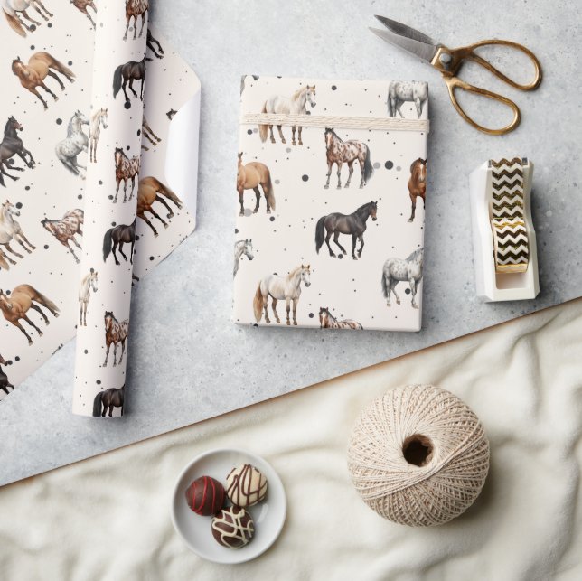 Western Horse Wrapping Paper (Crafts)